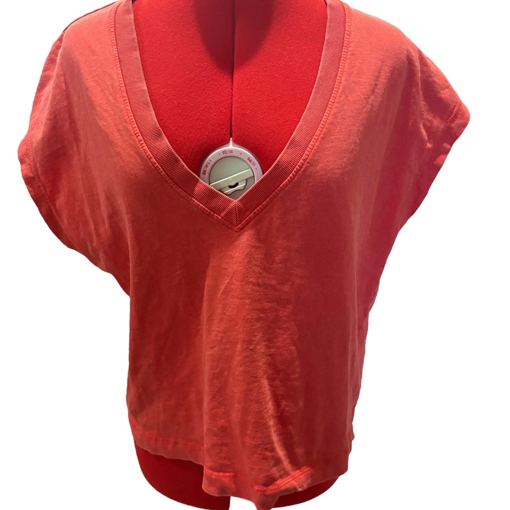 Zara V-Neck Red Vest